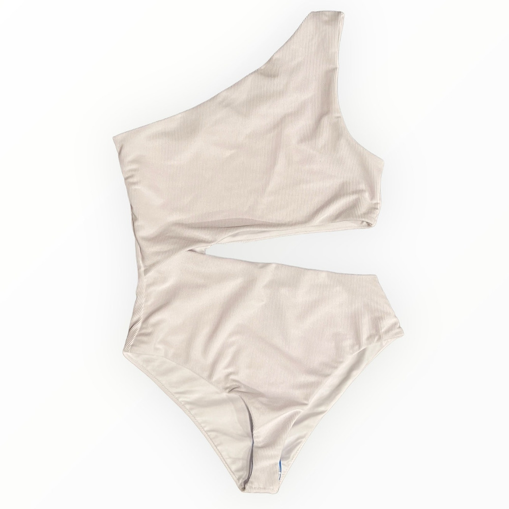 NEW Beach Riot Celine Ribbed One-Piece Size Medium - Picture 3 of 8